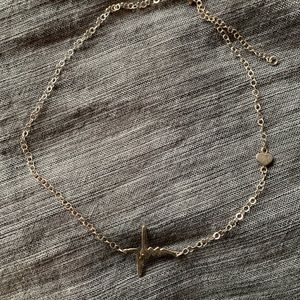 Medical heart and heartbeat necklace